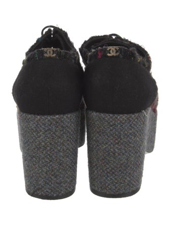 Chanel Tweed Printed Oxfords