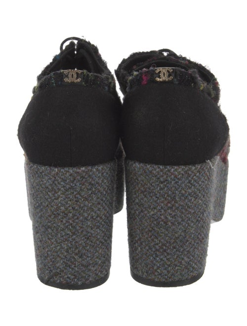 Chanel Tweed Printed Oxfords