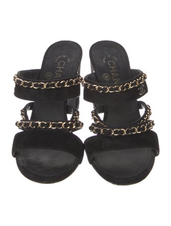 Chanel 2019 Interlocking CC Logo Slides