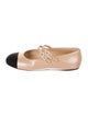 Chanel 2024 Interlocking CC Logo Mary Jane Flats