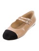 Chanel 2024 Interlocking CC Logo Mary Jane Flats