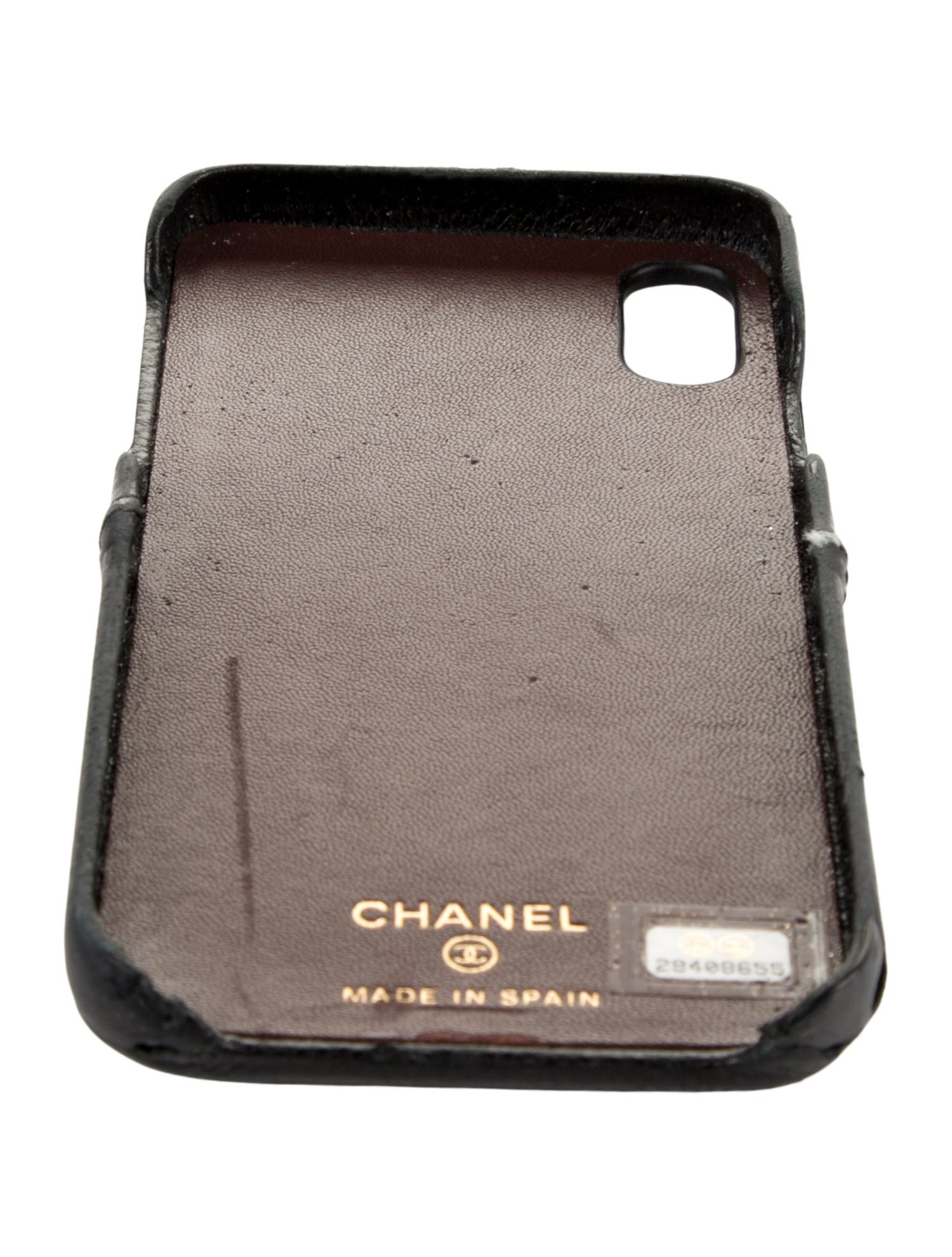Chanel Quilted Leather iPhone X Case