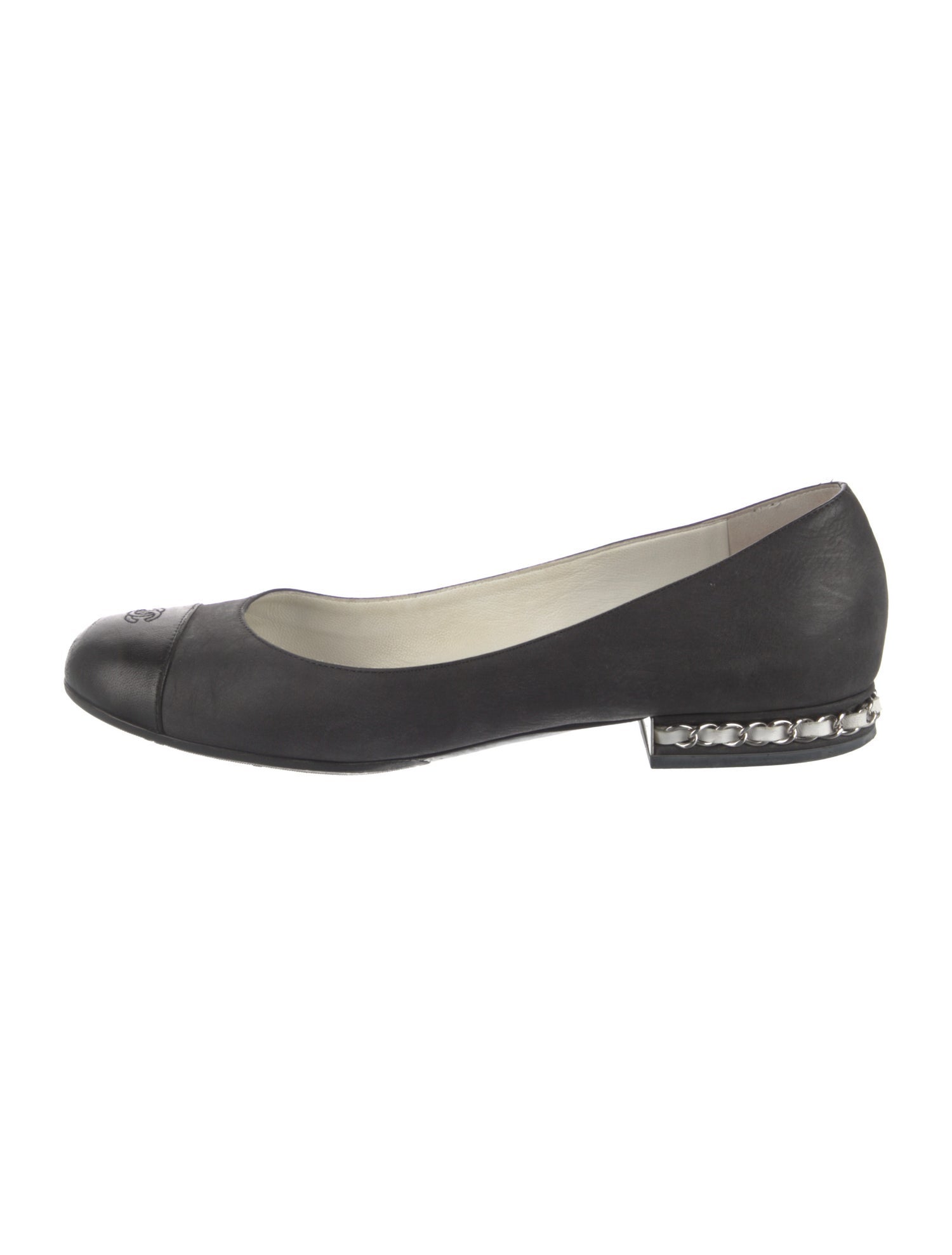 Chanel 2014 Interlocking CC Logo Flats