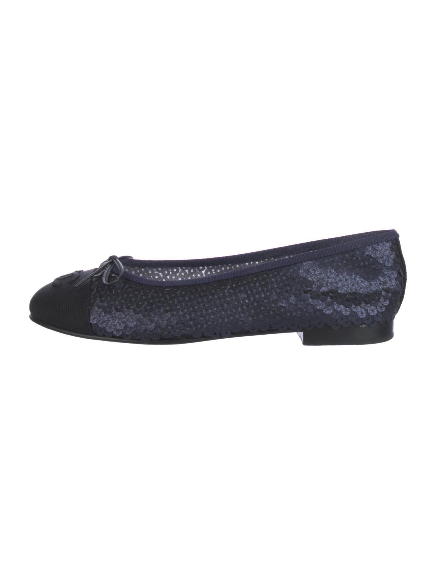 Chanel 2023 Interlocking CC Logo Ballet Flats