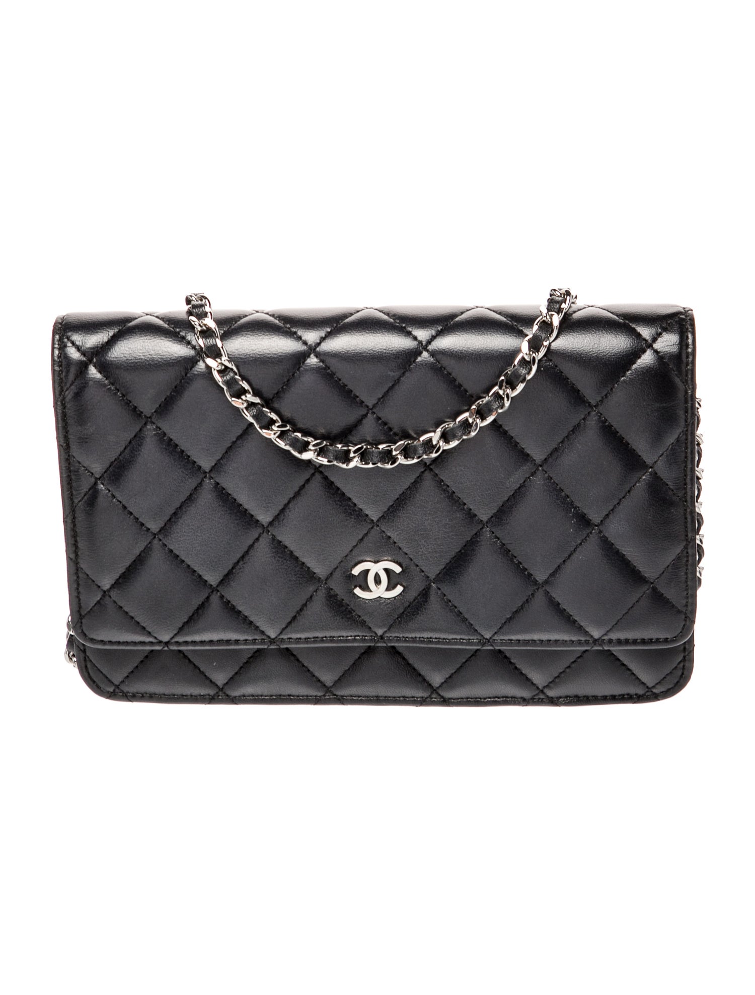 CHANEL ウォレットオンチェーン Chanel 2024 Wallet On Chain - Black Crossbody Bags, Handbags