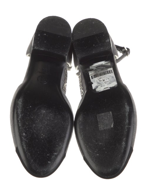 Chanel Interlocking CC Logo Suede D'Orsay Flats