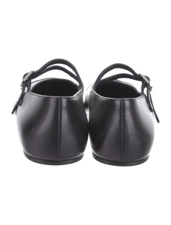 Chanel 2024 Interlocking CC Logo Mary Jane Flats