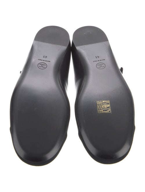 Chanel 2024 Interlocking CC Logo Mary Jane Flats