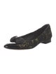 Chanel 2015 Interlocking CC Logo Ballet Flats