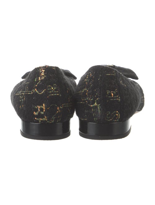 Chanel 2015 Interlocking CC Logo Ballet Flats