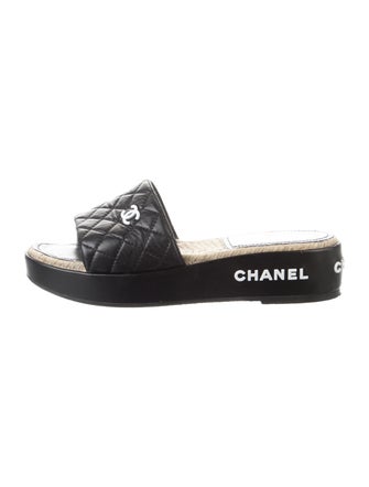 Chanel 2020 Interlocking CC Logo Slides
