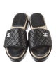 Chanel 2020 Interlocking CC Logo Slides