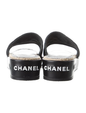 Chanel 2020 Interlocking CC Logo Slides