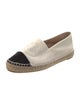 Chanel Interlocking CC Logo Velvet Espadrilles