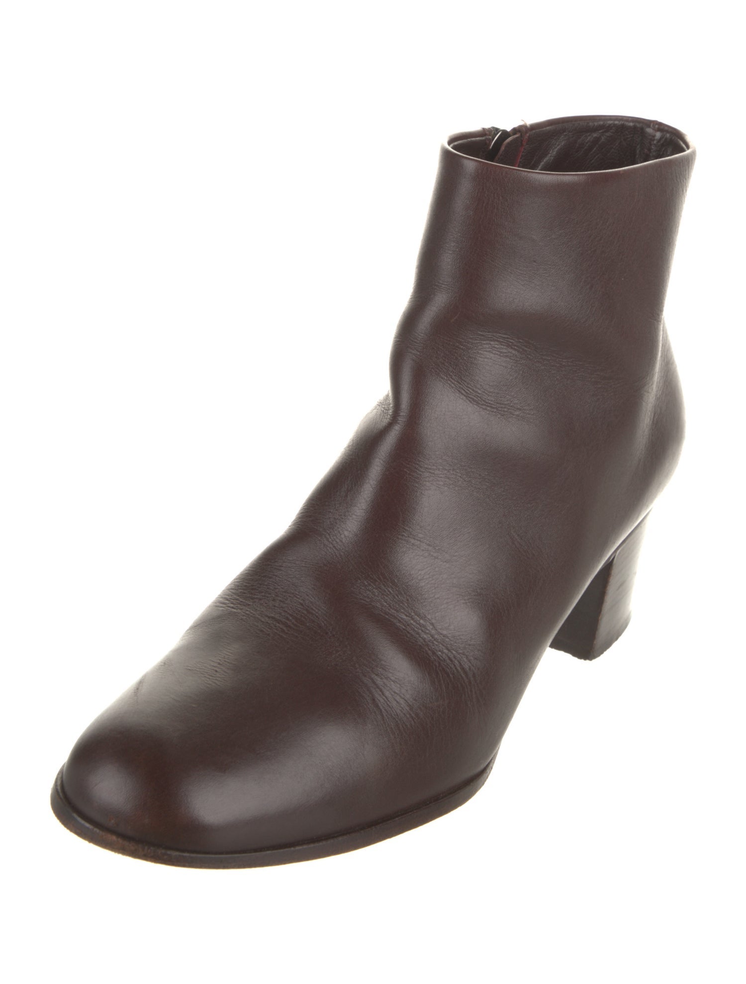 Chanel Interlocking CC Logo Leather Boots