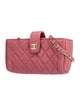 Chanel Valentine Charms Mini Phone Holder Crossbody