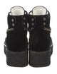 Chanel 2022 Interlocking CC Logo Combat Boots