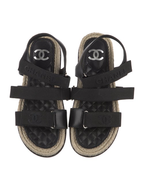 Chanel 2021 Interlocking CC Logo Espadrilles