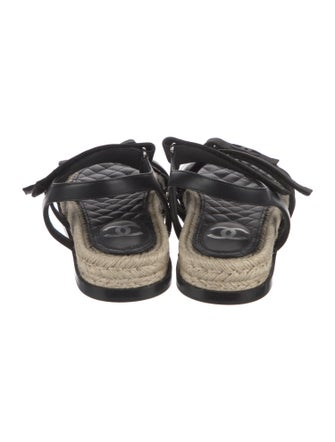 Chanel 2021 Interlocking CC Logo Espadrilles