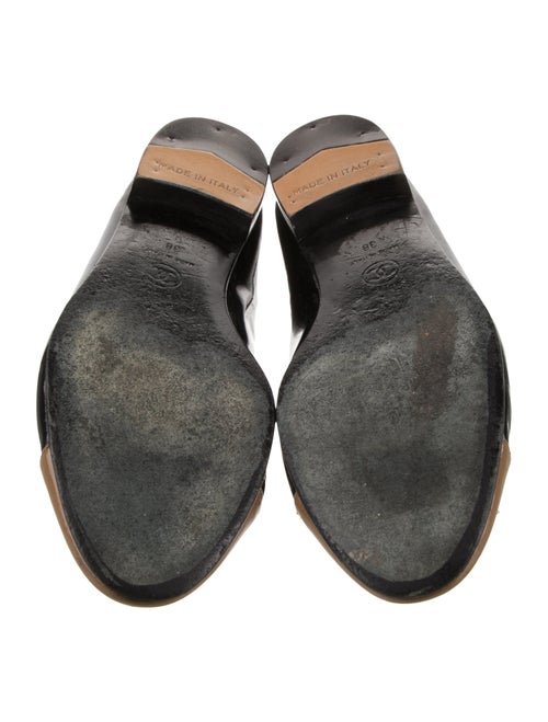 Chanel Interlocking CC Logo Patent Leather Ballet Flats