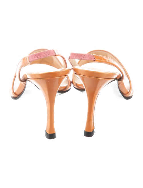 Chanel 2000 Interlocking CC Logo Slingback Sandals