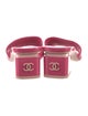 Chanel Interlocking CC Logo Patent Leather Slides