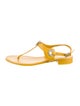 Chanel 2022 Interlocking CC Logo T-Strap Sandals
