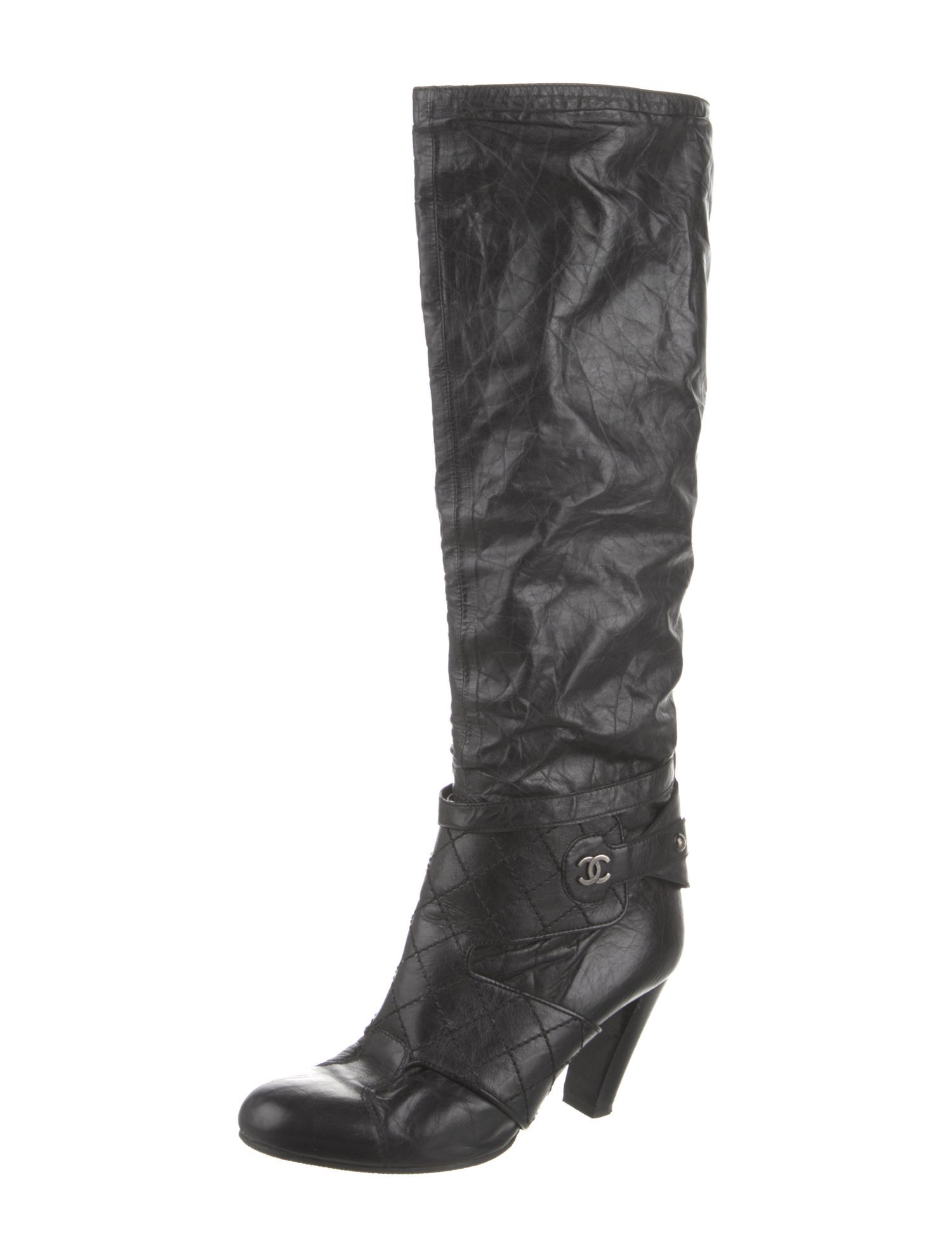 Chanel Vintage 2006 Lace-Up Boots