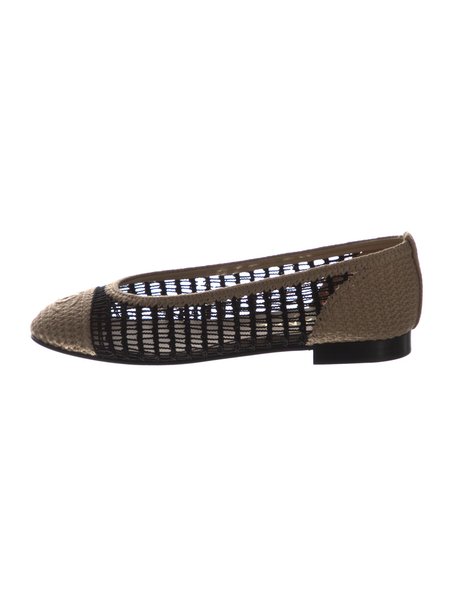 Chanel 2025 Interlocking CC Logo Ballet Flats