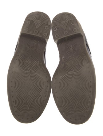 Chanel 2016 Interlocking CC Logo Lace-Up Boots