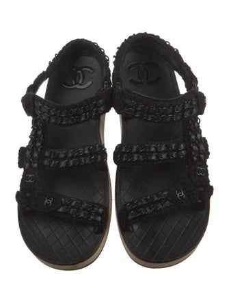 Chanel 2022 Interlocking CC Logo Slides