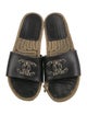 Chanel Interlocking CC Logo Calfskin Espadrilles