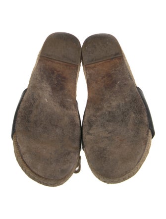 Chanel Interlocking CC Logo Calfskin Espadrilles