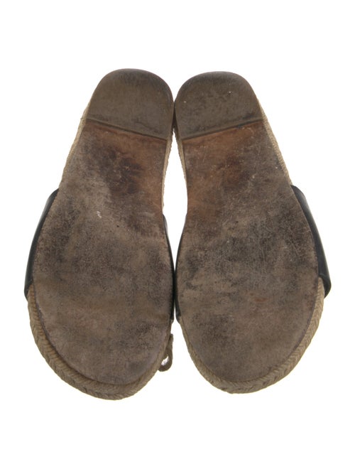 Chanel Interlocking CC Logo Calfskin Espadrilles