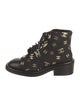 Chanel 2022 Interlocking CC Logo Combat Boots