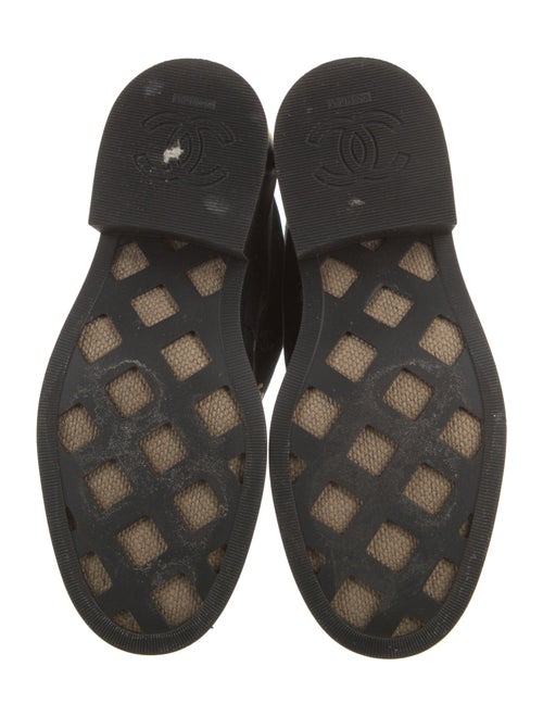 Chanel 2022 Interlocking CC Logo Combat Boots