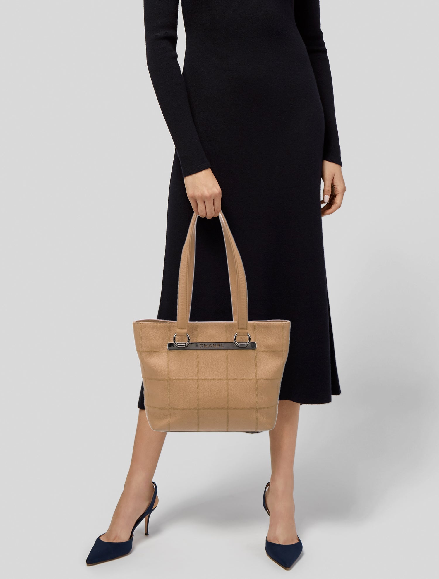 Chanel Small LAX Square Stitch Tote