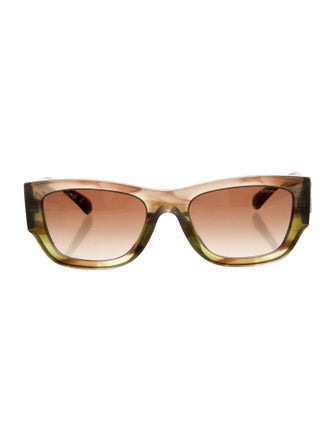 Chanel Interlocking CC Logo Cat-Eye Sunglasses