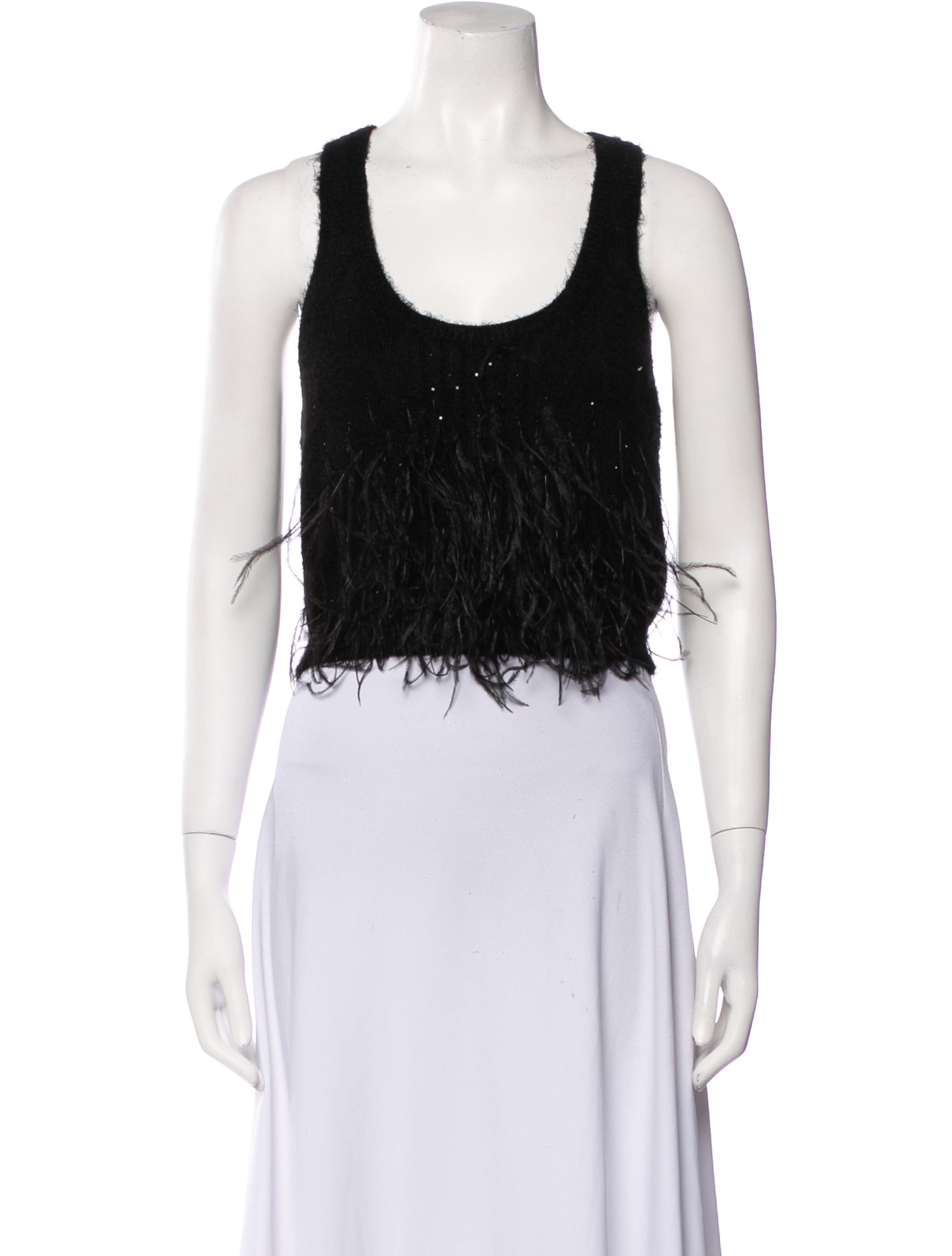 Chanel 2025 Scoop Neck Crop Top w/ Tags