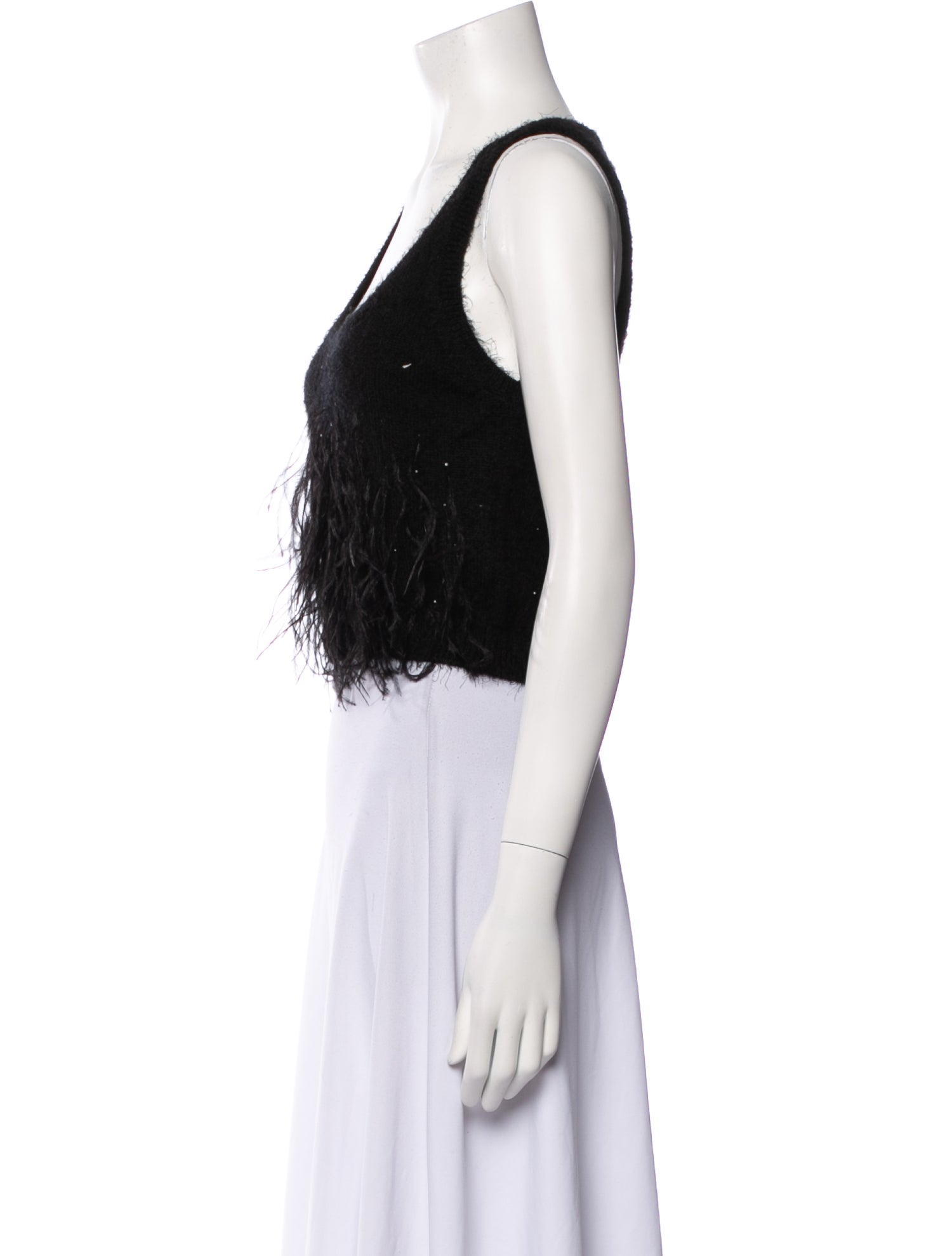 Chanel 2025 Scoop Neck Crop Top w/ Tags