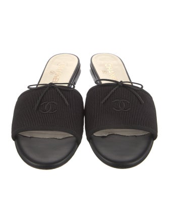 Chanel 2024 Interlocking CC Logo Slides