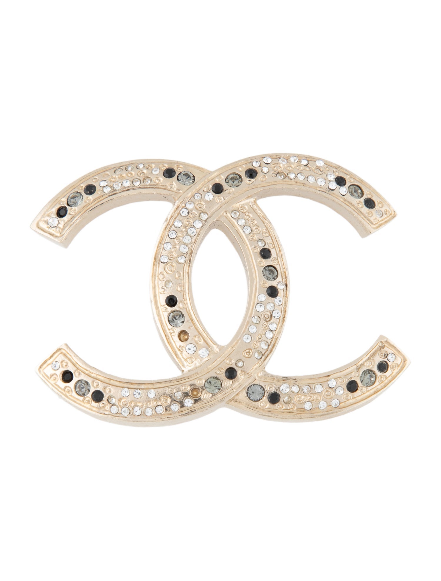 Chanel Strass CC Brooch