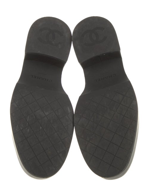 Chanel Interlocking CC Logo Leather Oxfords