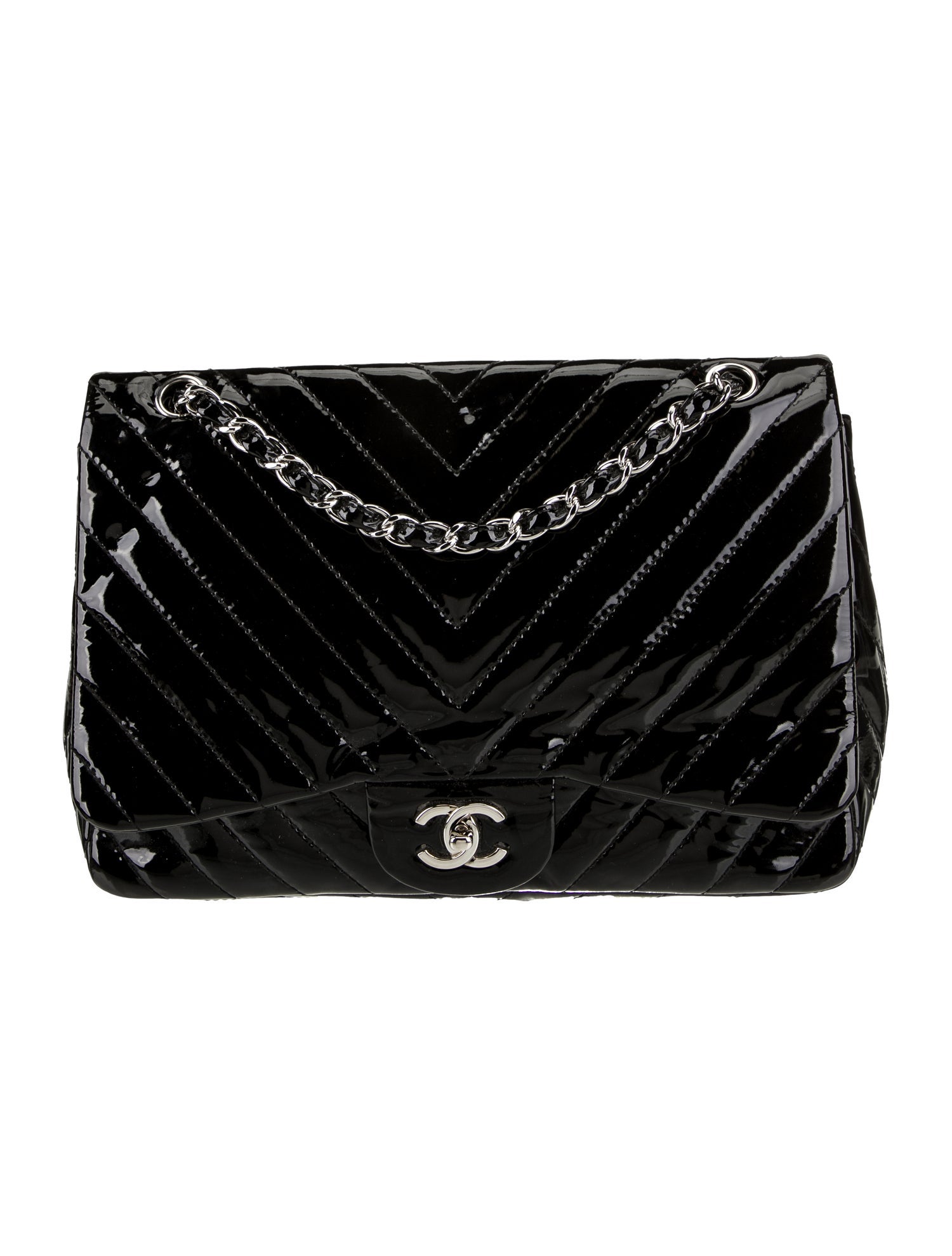 Chanel Classic Jumbo Chevron Single Flap Bag