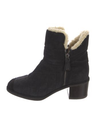 Chanel 2013 Interlocking CC Logo Boots