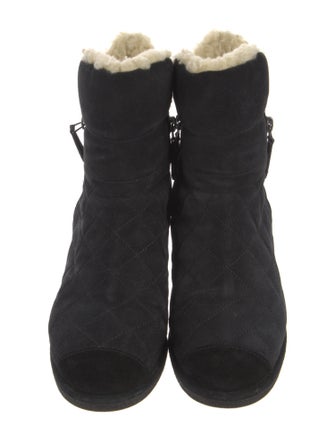 Chanel 2013 Interlocking CC Logo Boots