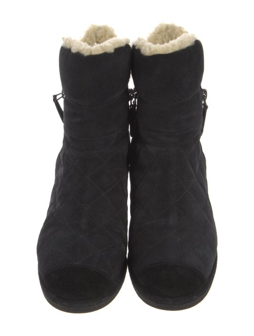 Chanel 2013 Interlocking CC Logo Boots