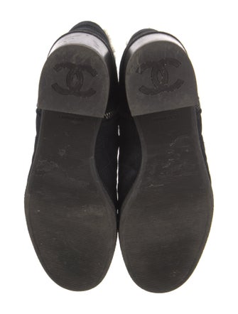 Chanel 2013 Interlocking CC Logo Boots