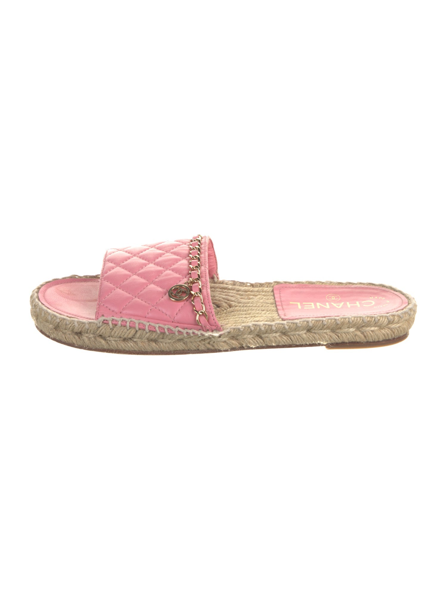 Chanel 2018 Interlocking CC Logo Espadrilles