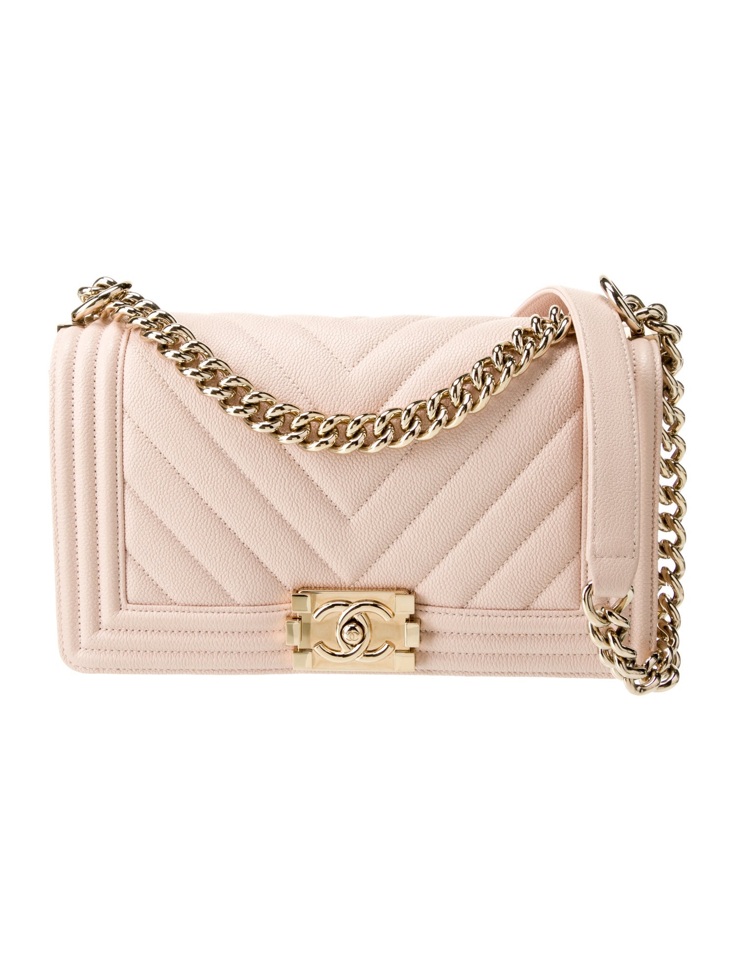 Chanel Medium Chevron Boy Bag